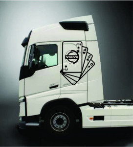 Set Stickere Laterale Volvo Carti Joc FH 460 , 500, 540 , 750 , etc