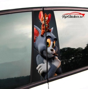 Set Stickere Stalpi Usi Tom and Jerry