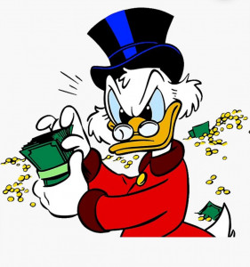 Sticker Auto color Donald Money M1