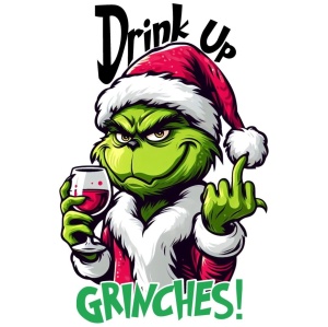 Sticker Auto color Drink up Grinches