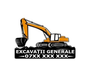 Sticker Auto Excavatii Generale
