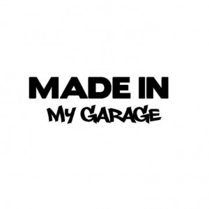 Sticker Auto Made in my garage