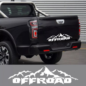 Sticker Auto Off Road Haion Pick-up Toyota Hilux, Mitsubishi L200, Nissan Navara, Vw Amarok, Ford Ranger - Img 2