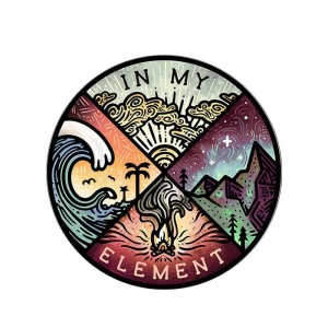 Sticker Color In my Element
