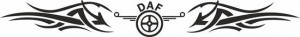 Sticker Parbriz/Cabina Daf XF CF