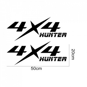 Stickere auto 4x4 Hunter (Set 2 buc) - Img 3