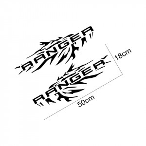 Stickere auto Ford Ranger (Set 2 buc) - Img 3