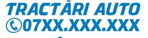 Autocolant Sticker Personalizat Tractari Auto