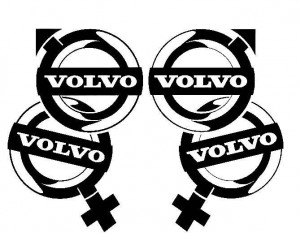 Set 2 buc Stickere Autocolante Sigle Volvo Fh12 Fh13 Fh16 Fh4 Globetrotter 50 cm