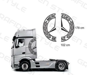 Set 2 buc Stickere Mercedes Benz Actros