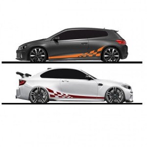 Set Stickere Auto Dungi Laterale Racing Universale - Img 3
