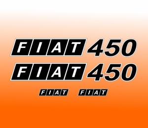 Set Stickere Autocolante Fiat 450
