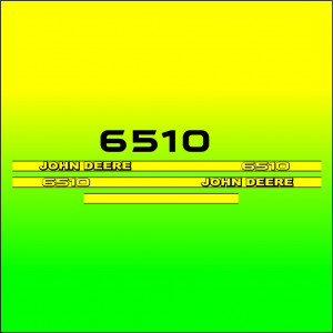 Set Stickere Autocolante John Deere 6510