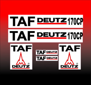 Set Stickere Autocolante Taf Deutz 170 cp