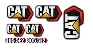 Set Stickere Caterpillar CAT 305.5E2