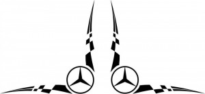 Set stickere Geamuri laterale Mercedes-Benz Sprinter Vito Viano Actros Atego Axor