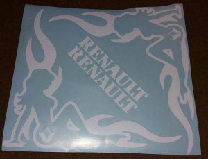 Set stickere geamuri laterale Renault 3