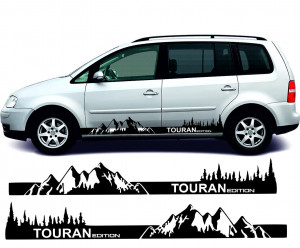 Set Stickere Laterale Volkswagen Touran Mountain edition