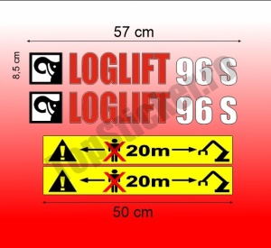 Set Stickere Macara Loglift 96 S