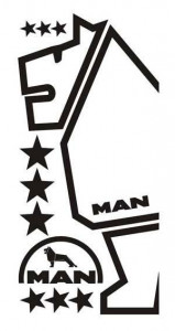 Set stickere MAN 100 cm - Img 2