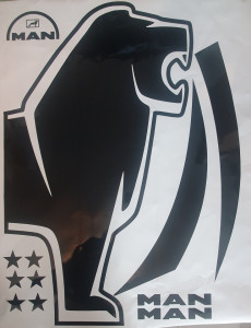 Set stickere MAN TGX TGA Gigant M1 - Img 2
