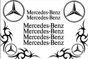 Set stickere Mercedes-Benz