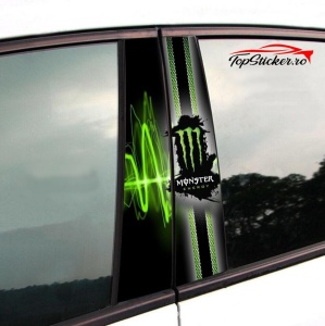 Set Stickere Stalpi Usi Monster Energy