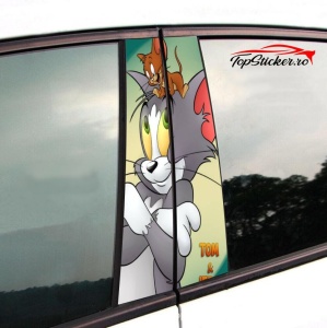 Set Stickere Stalpi Usi Tom and Jerry M1