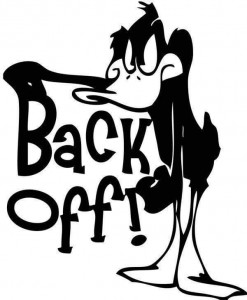 Sticker Auto Back Off