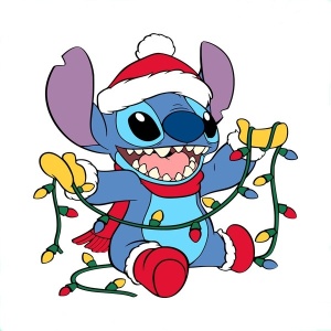 Sticker Auto color Stitch Craciun Instalatie
