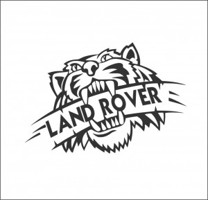 Sticker Auto Land Rover Tigru