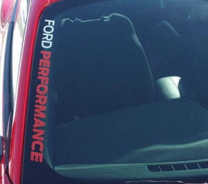 Sticker parbriz Ford