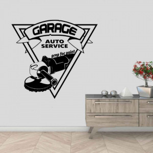 Sticker Perete Garaj Auto Service
