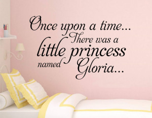 Sticker Perete Personalizat Little Princess