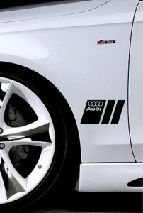 Stickere Aripa Audi (set 2 buc)