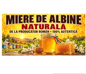 Banner Publicitar Miere de Albine
