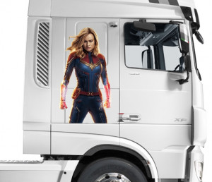 Set 2 Buc Stickere Color Captain Marvel