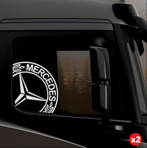 Set 2 buc Stickere Geamuri laterale Mercedes