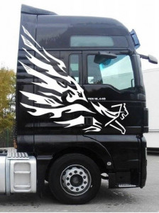 Set 2 buc Stickere Pheonix XXL Cabina MAN TGA, TGX