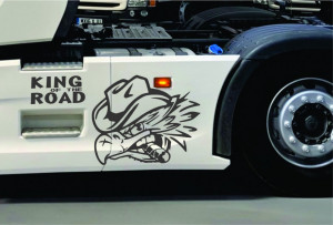 Set 2 buc stickere Scania King of the road