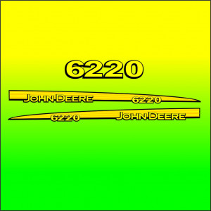 Set Stickere Autocolante John Deere 6220