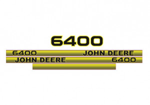 Set Stickere Autocolante John Deere 6400