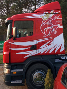 Set Stickere Cabina Scania Grifon Aripi