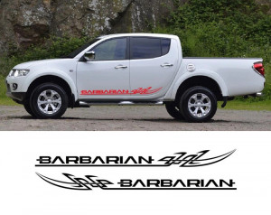 Set Stickere Laterale Mitsubishi L200 Barbarian