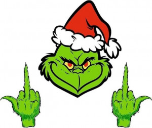 Sticker Auto Funny Grinch