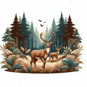 Sticker Auto Imprimat Wood Fantasy