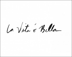 Sticker Auto La vita e bella 1