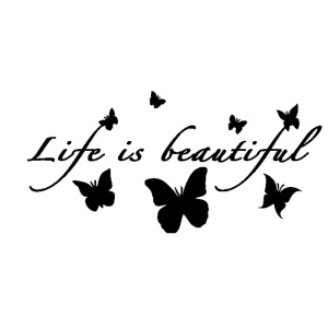 Sticker Auto Life is Beautifull