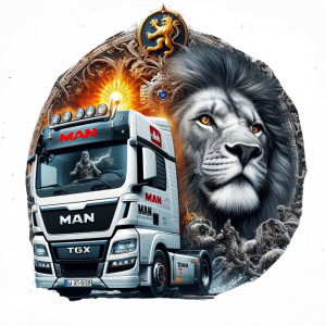 Sticker Auto MAN TGX