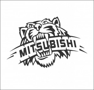 Sticker Auto Mitsubishi Tigru